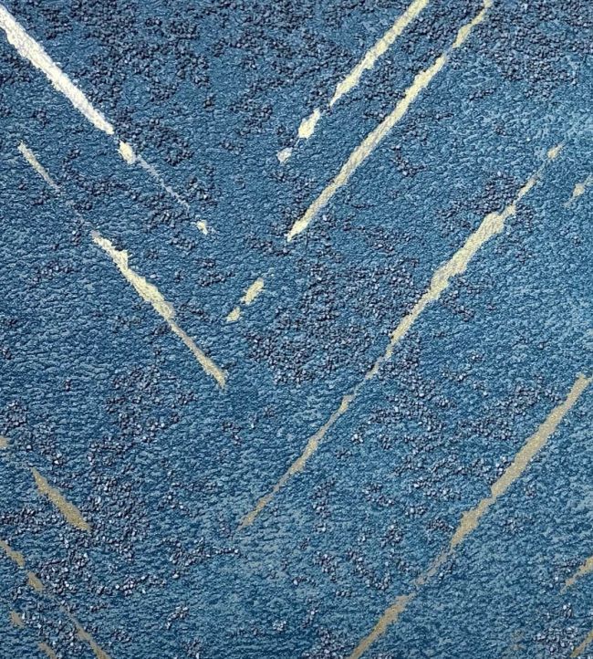 Herringbone Texture Wallpaper - Blue