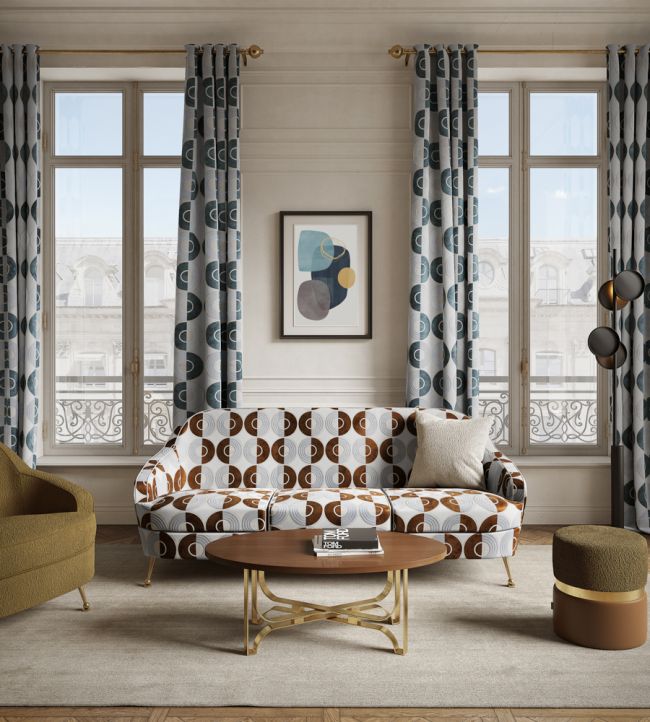 Equinox Room Fabric - Brown