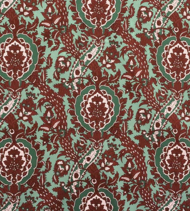 Les Indes Fabric - Brown