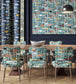 Lagon Room Fabric - Teal