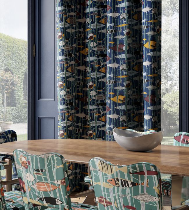 Lagon Room Fabric - Blue