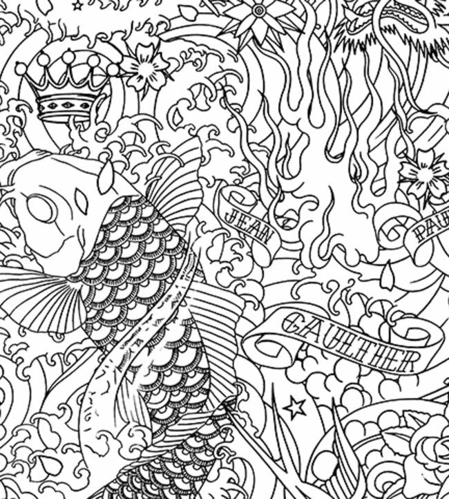 Horimono Wallpaper - Gray