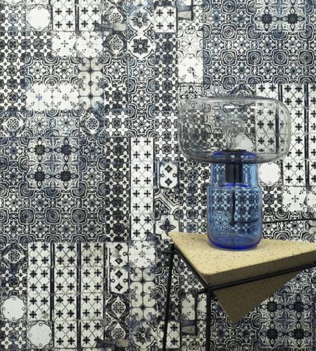Porto Room Wallpaper - Gray