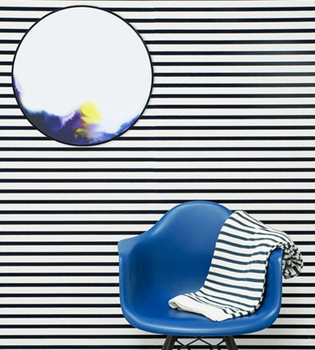 Quiberon Room Wallpaper - Black