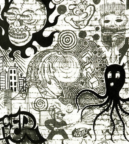 Ernest Wallpaper - Black