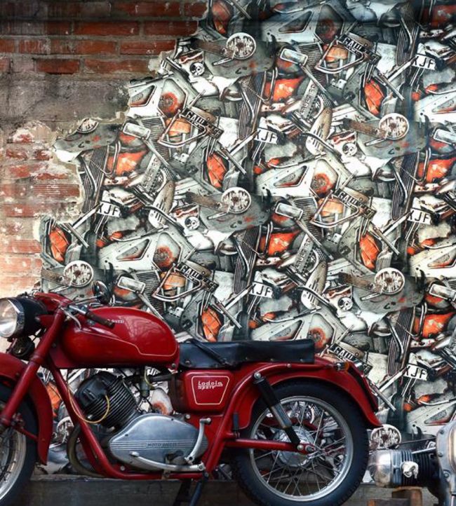 Carambolage Room Wallpaper - Multicolor