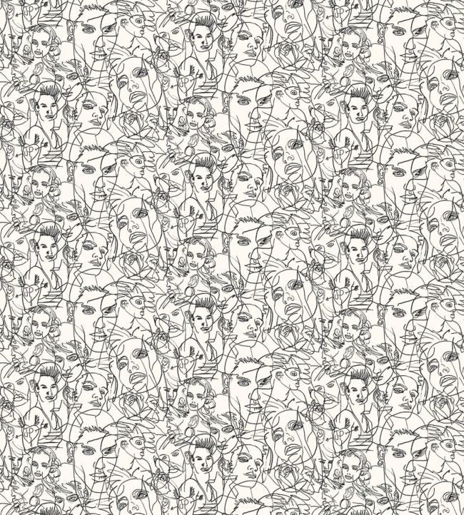 Croquis Wallpaper - Gray