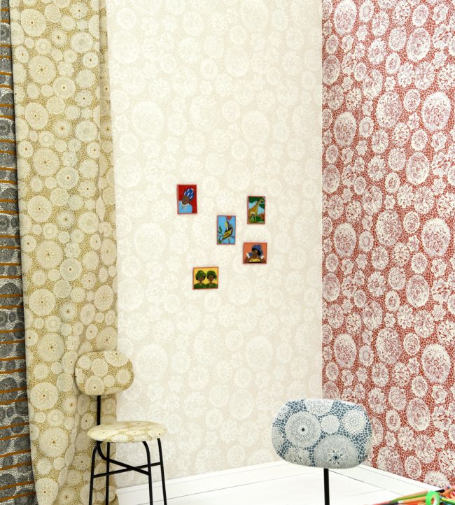 Punto Madama Room Wallpaper - Red