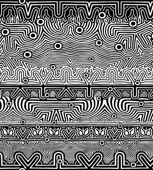 Nouvelle Vague Wallpaper - Gray 