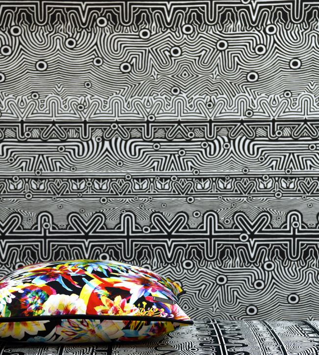 Nouvelle Vague Room Wallpaper - Gray