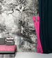 Sous Bois Room Wallpaper - Gray
