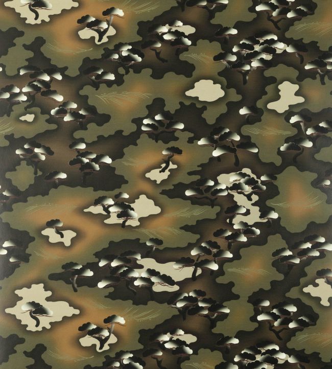 Masking Wallpaper - Green 