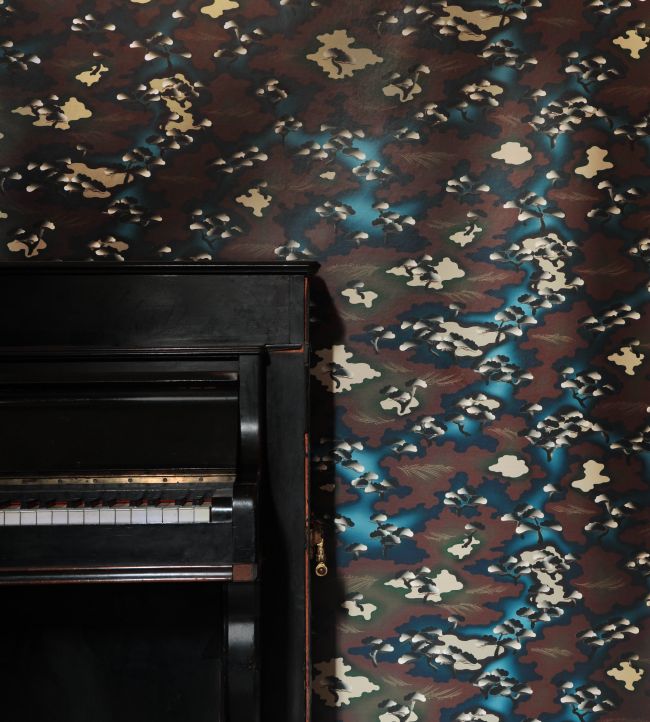 Masking Room Wallpaper - Brown