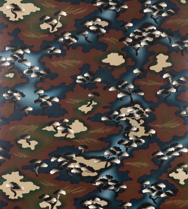 Masking Wallpaper - Brown