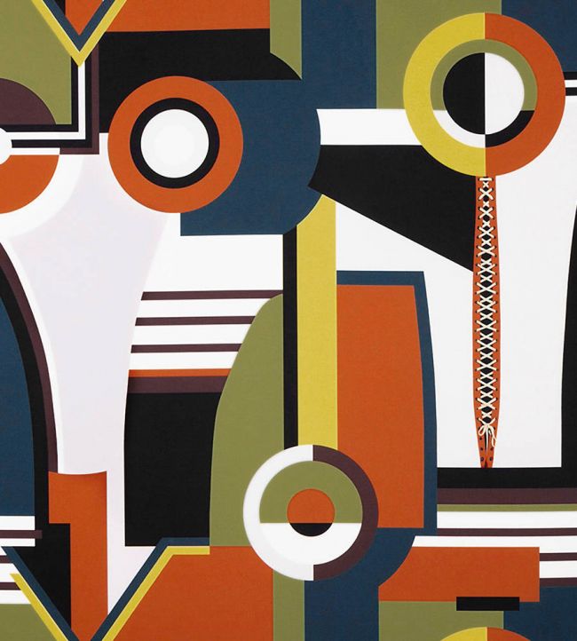 Moscou Wallpaper - Multicolor