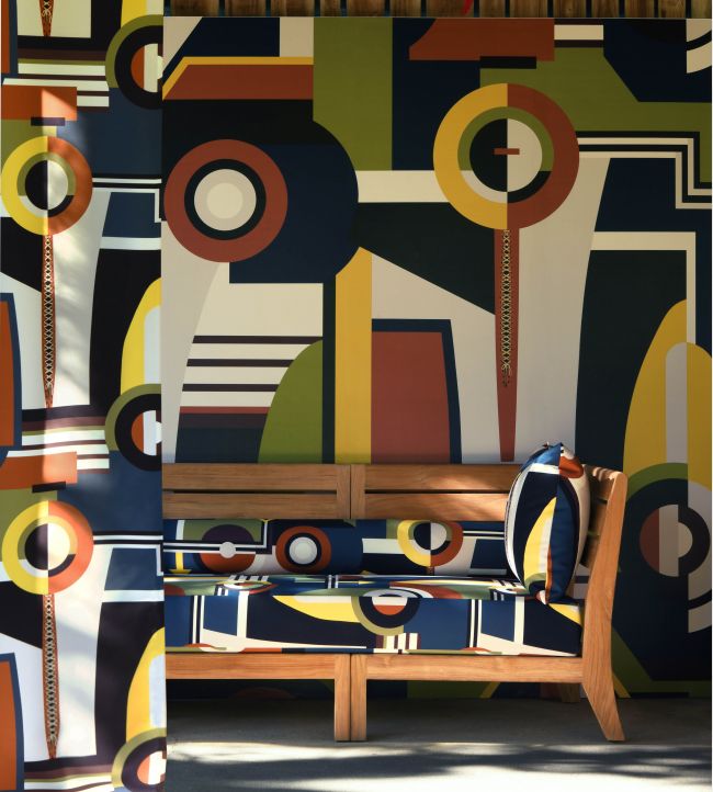 Moscou Room Wallpaper - Multicolor