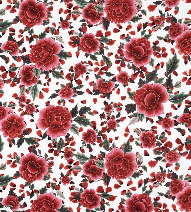 China Town Fabric - Red 