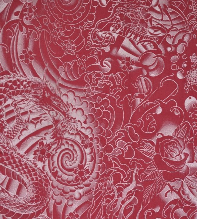 Komodo Fabric - Red