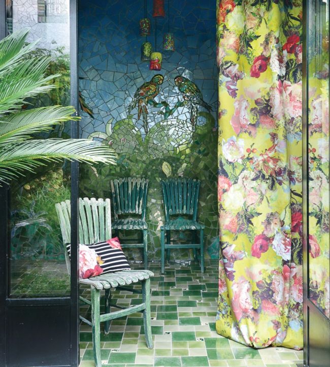 Botanique Room Fabric 2 - Yellow