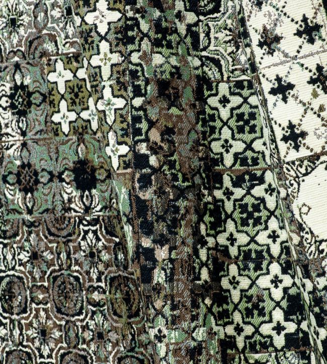 Azulejos Room Fabric - Gray
