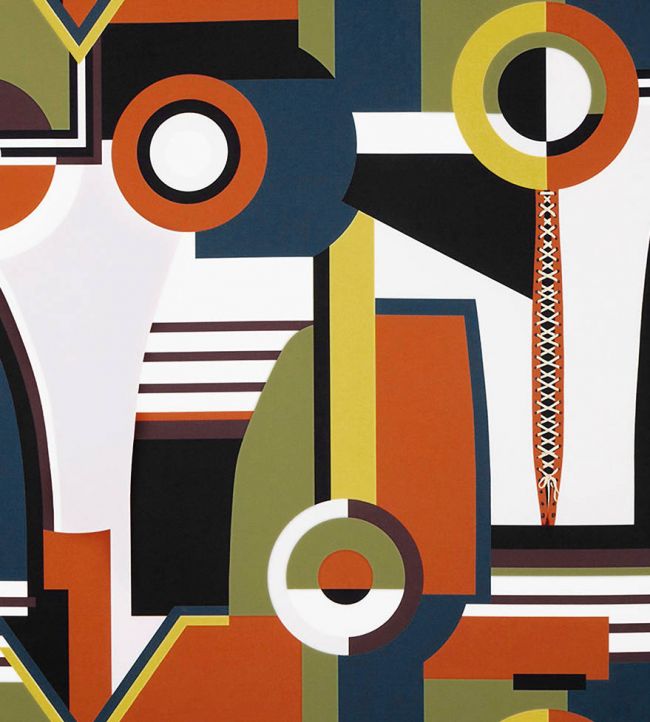 Constructivisme Fabric - Multicolor