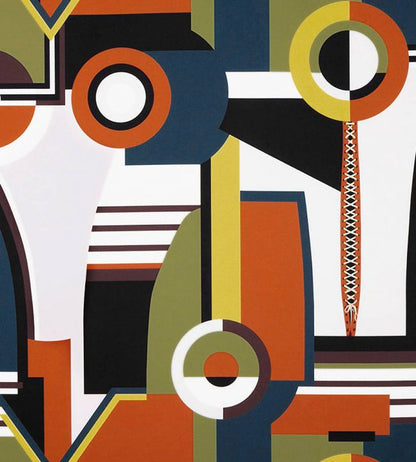 Constructivisme Fabric - Multicolor