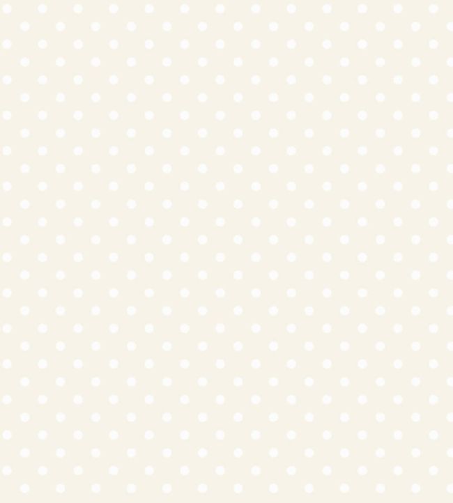 Small Polka Dots Wallpaper - Cream 
