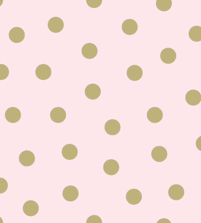 Polka Dots Wallpaper - Pink 
