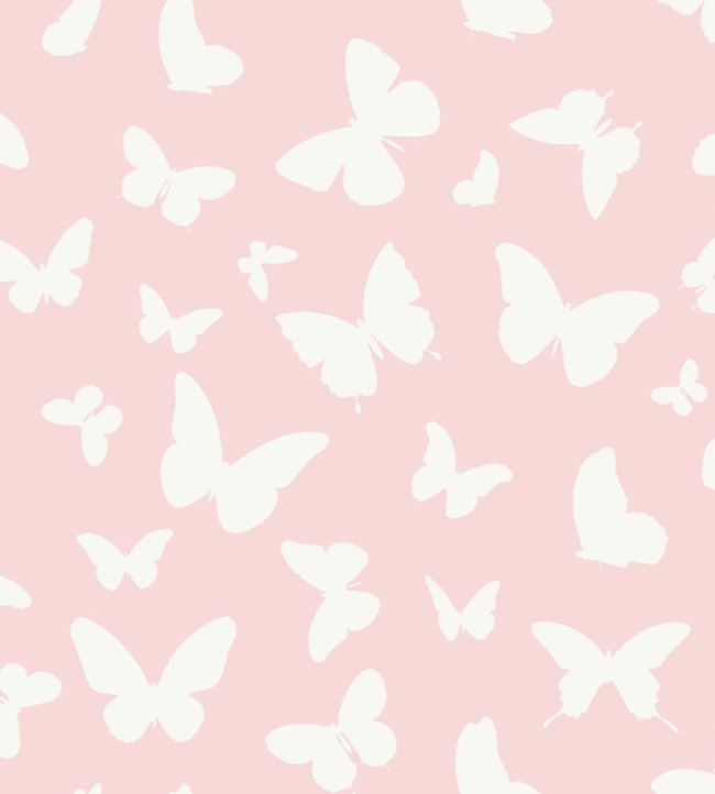 Butterflies Wallpaper - Pink