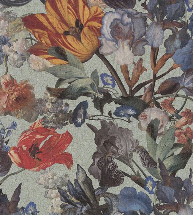 Garden Party Wallpaper - Teal
