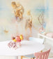 Watercolour Family Room Wallpaper - Pink