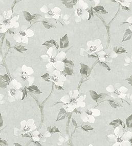 Helen's Flower Wallpaper - Gray