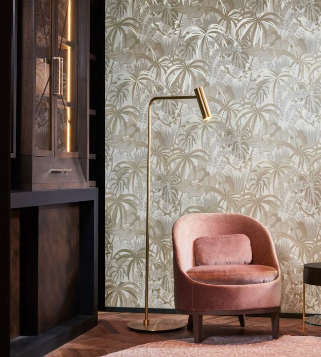 Greenery Room Wallpaper - Purple