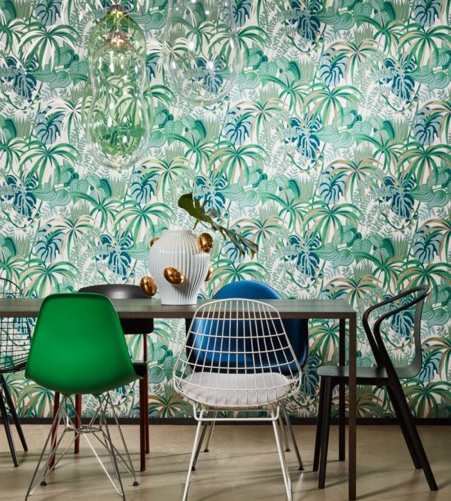 Greenery Room Wallpaper - Green