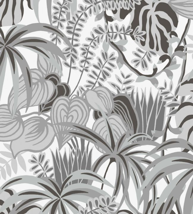 Greenery Wallpaper - Gray