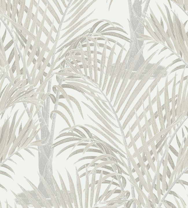 Palma Wallpaper - White 