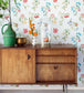 Fruity Floral Room Wallpaper - White