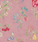 Fruity Floral Wallpaper - Pink