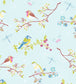 Early Bird Wallpaper - Blue 