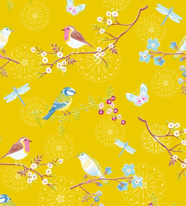 Early Bird Wallpaper - Gold
