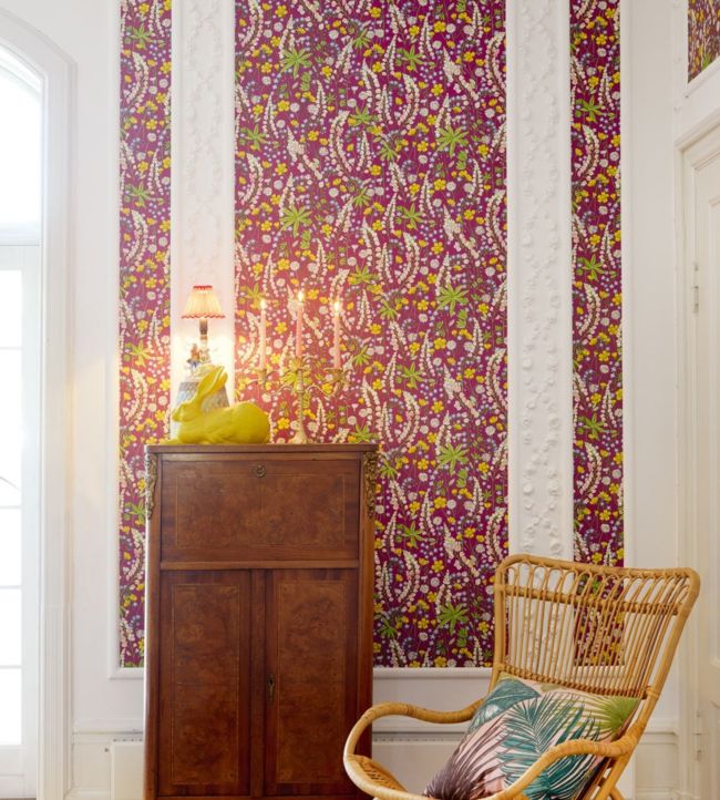 Cottage Core Room Wallpaper 2 - Purple