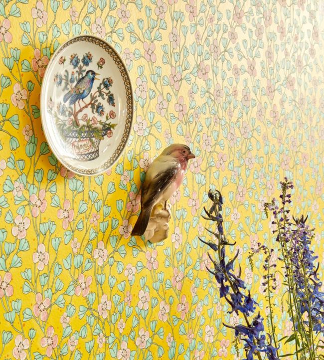 Kalina Room Wallpaper 2 - Yellow