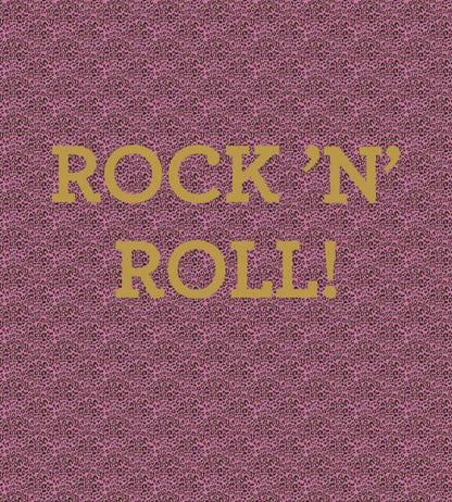 Rock N Roll Wallpaper - Purple 