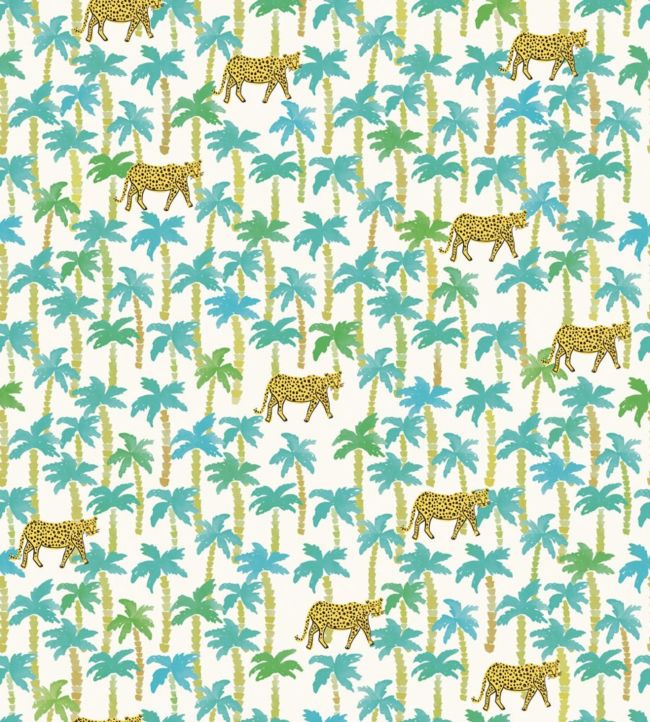 Jungle Palm Wallpaper - Green