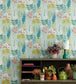 Flora Room Wallpaper - Teal