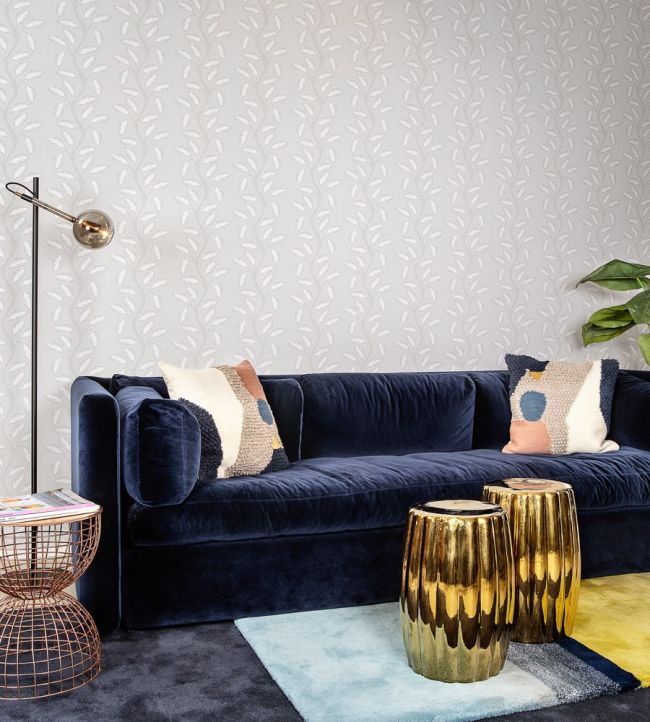 Hedera Room Wallpaper - Purple