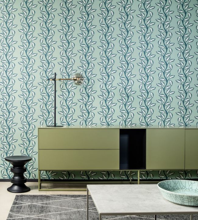 Hedera Room Wallpaper - Green