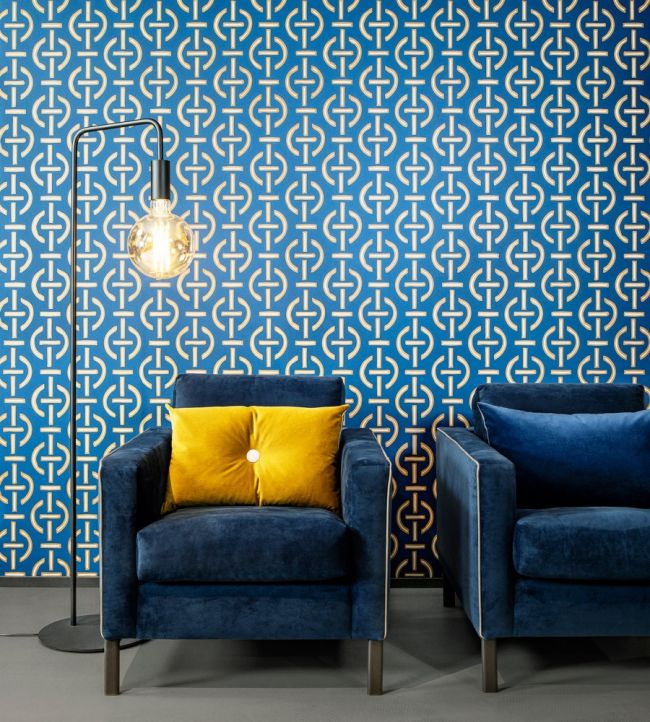 Solid Room Wallpaper - Blue