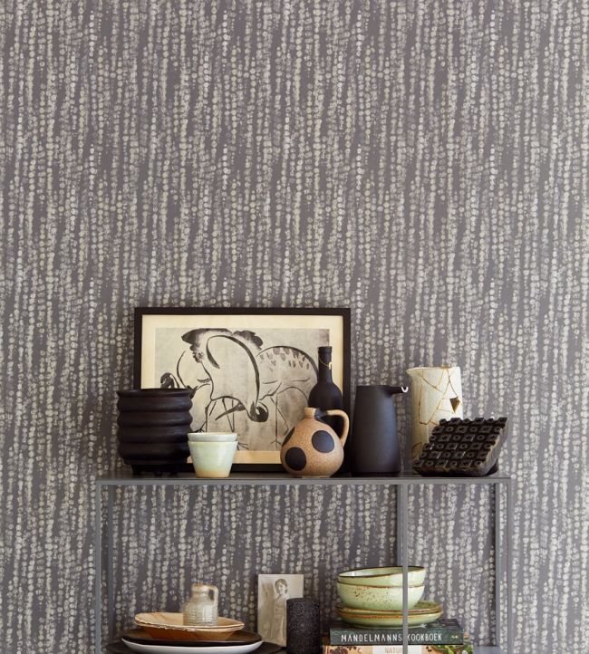 Flurry Room Wallpaper - Gray