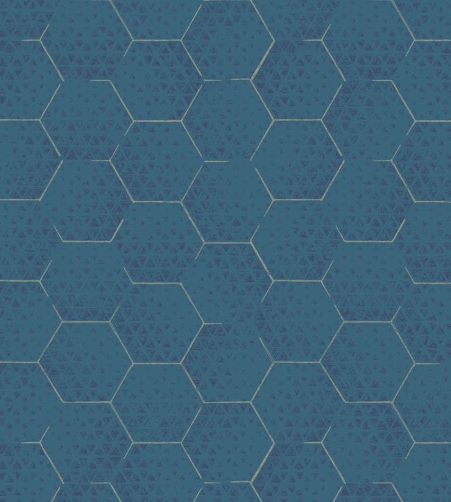 Hex Wallpaper - Blue